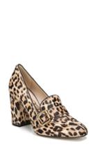 Women's Sam Edelman Ellison Genuine Calf Hair Loafer Pump .5 M - Beige