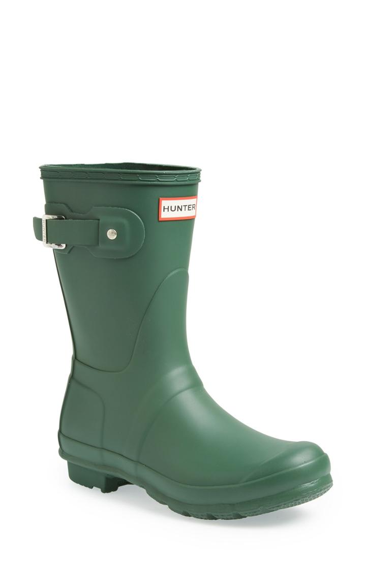 Women's Hunter Original Short Waterproof Rain Boot M - Green