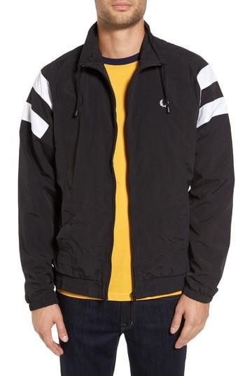 Men's Fred Perry Tennis Jacket, Size - Black