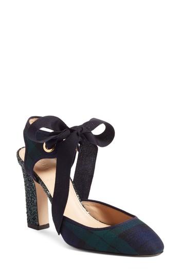 Women's J.crew Blackwatch Bow Pump .5 M - Green