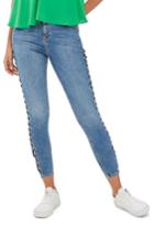 Women's Topshop Jamie Side Lace-up Ankle Skinny Jeans