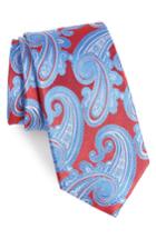 Men's Nordstrom Men's Shop Swanee Paisley Silk Tie, Size - Red