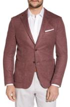 Men's Flynt Trim Fit Heathered Jersey Blazer R - Pink