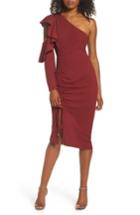 Women's C/meo Collective White Noise Body-con Dress - Red