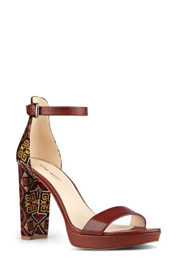 Women's Nine West Dempsey Platform Sandal M - Beige