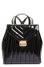Michael Michael Kors Whitney Quilted Leather Backpack - Black