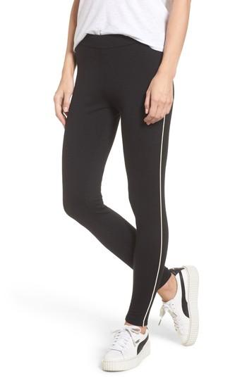 Women's James Perse Stretch Cashmere Leggings - Black