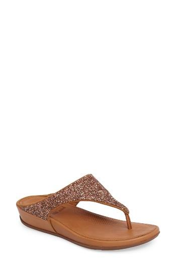 Women's Fitflop 'banda Roxy Supercomff(tm)' Sandal M - Metallic