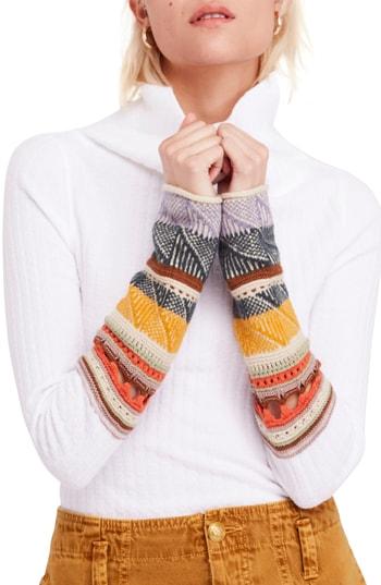 Women's Free People Mixed-up Cuff Sweater - White