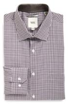 Men's W.r.k Extra Trim Fit Check Dress Shirt .5 32/33 - Purple