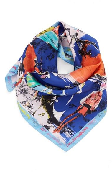 Women's Christian Lacroix '20 Ans' Square Silk Scarf