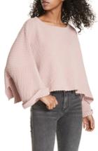 Women's Free People I Can't Wait Crop Sweater, Size - Pink