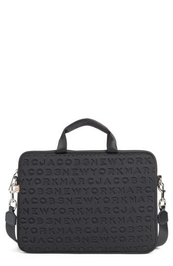 Marc Jacobs Logo Neoprene 13-inch Computer Commuter Case - Black