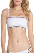 Women's Becca Medina Bandeau Bikini Top - White