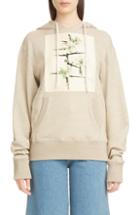 Women's Loewe Botanical Print Knit Hoodie - Beige