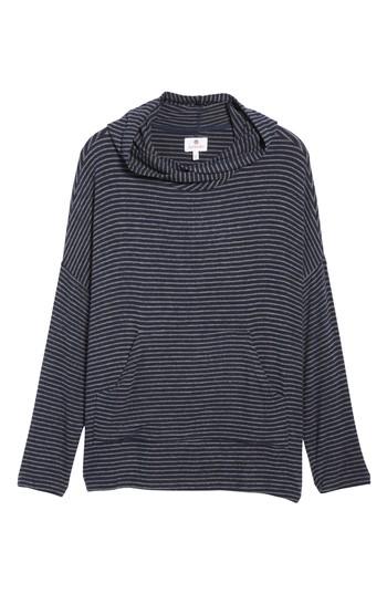 Women's Sundry Stripe Draped Hoodie