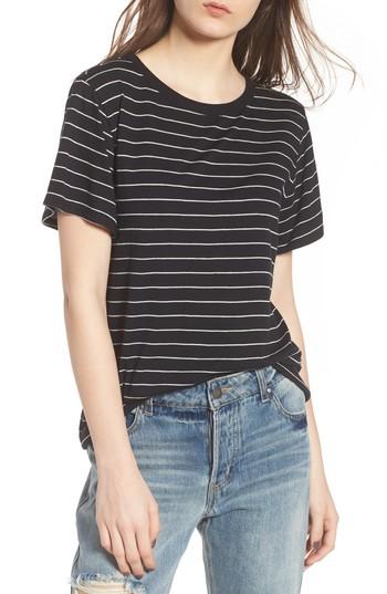 Women's Bp. Twist Back Tee, Size - Black