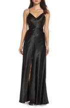 Women's Eileen Fisher Scoop Neck Knee Length Shift Dress, Size - Purple