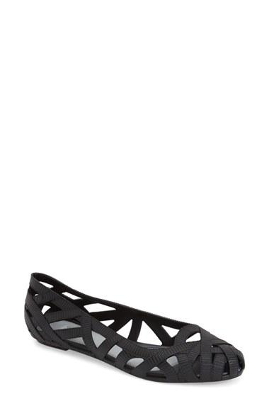 Women's Melissa + Jason Wu 'jean' Flat M - Black