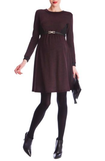 Women's Seraphine Hayley Maternity Dress - Burgundy