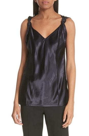 Women's Helmut Lang Twist Knot Top - Black