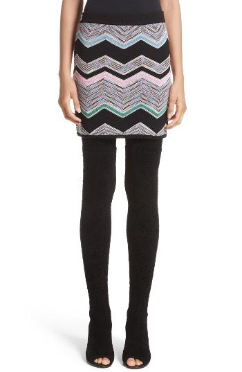 Women's Missoni Zigzag Jacquard Knit Miniskirt