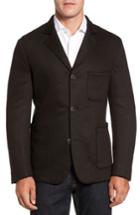 Men's Flynt Laser Edge Wool Blend Jersey Sport Coat R - Brown