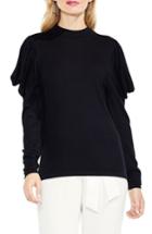 Women's Vince Camuto Drape Shoulder Sweater - Black