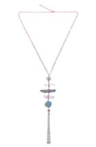 Women's Nakamol Design Raw Amazonite & Crystal Y-necklace