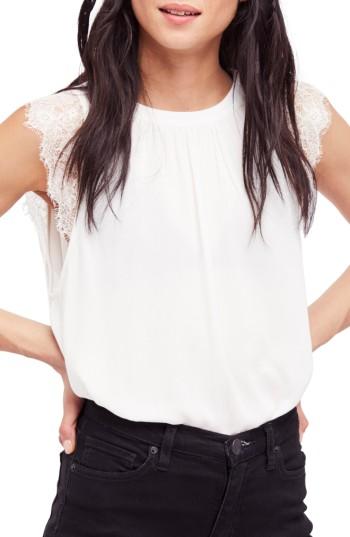 Women's Free People Lovin' On You Top - White