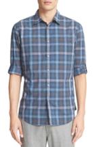 Men's John Varvatos Collection Everly Extra Trim Fit Plaid Sport Shirt