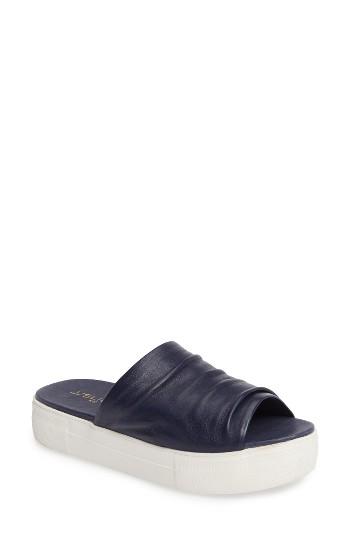 Women's Jslides Alura Platform Slide Sandal M - Blue