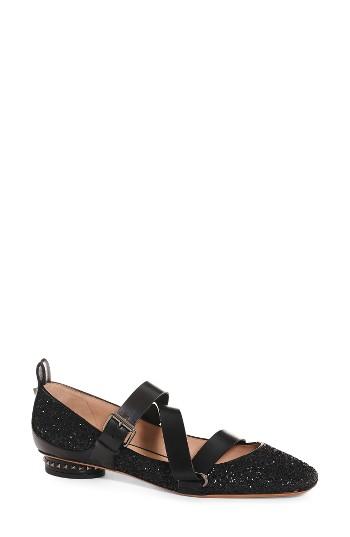 Women's Valentino Rockstud Strappy Flat Us / 35eu - Black