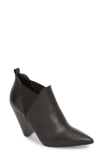 Women's Marc Fisher Ltd Kramer Double Gore Bootie M - Black