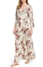 Women's Hinge Blouson Maxi Dress, Size - Ivory