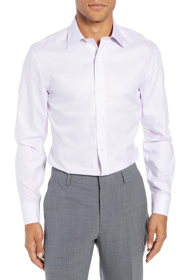 Men's Bonobos Daily Grind Slim Fit Solid Dress Shirt - Purple