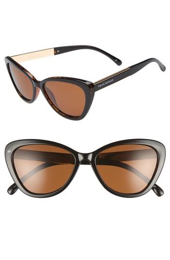 Women's Prive Revaux The Hepburn 56mm Cat Eye Sunglasses - Tort/ Black