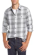 Men's 1901 Trim Fit Brushed Plaid Utility Shirt