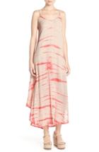 Women's Fraiche By J Tie Dye A-line Maxi Dress - Coral