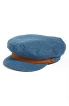 Women's Brixton 'fiddler' Newsboy Cap - Blue