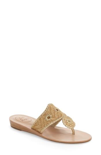 Women's Jack Rogers 'capri' Thong Sandal .5 M - Beige