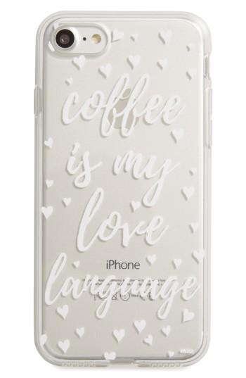 Milkyway Coffee Is My Love Language Iphone 7 Case - White
