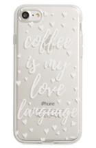 Milkyway Coffee Is My Love Language Iphone 7 Case - White