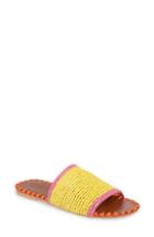 Women's Topshop Fresh Woven Slide Sandal .5us / 36eu M - Yellow