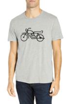 Men's French Connection Motorcycle Regular Fit Cotton T-shirt - Grey