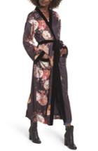 Women's Tularosa Floral Kimono - Black
