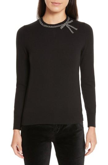 Women's Kate Spade New York Bow Embellished Sweater