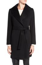 Women's Fleurette Shawl Collar Cashmere Wrap Coat