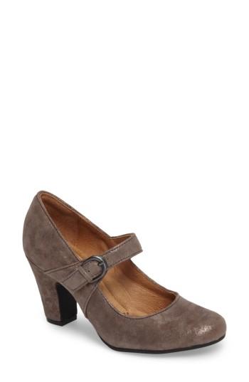 Women's Sofft 'miranda' Mary Jane Pump M - Grey