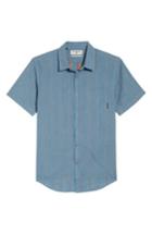 Men's Billabong Sundays Jacquard Woven Shirt, Size - Blue